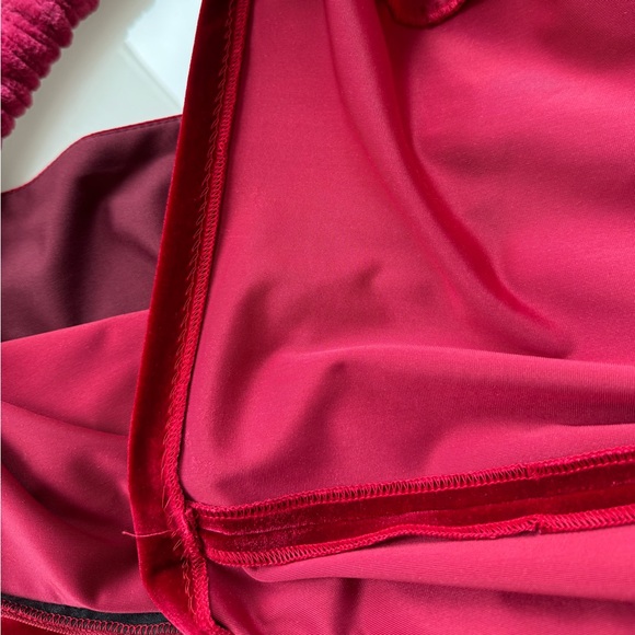 Red Velvet Cocktail party dress - Picture 9 of 10